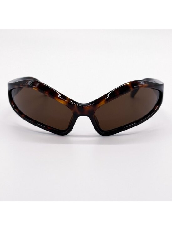NEW BALENCIAGA BB0314S 002 SUNGLASSES HAVANA UNISEX GEOMETRIC EYEWEAR BALENCIAGA main image 7